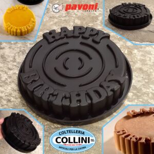 Pavoni - Silicone cake mould Pavocake HAPPY BIRTHDAY