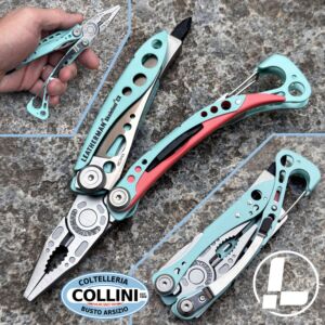 Leatherman - Skeletool CX - Satin 154CM & Paradise Turquoise - 833135 - Multipurpose Pliers