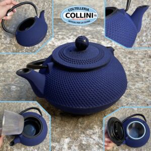 Schonhuber - EMAI Cast Iron Teapot - Blue - 0.9L