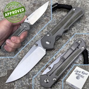 Chris Reeve - Large Sebenza 25 - 2014 Drop Point CPM-S35VN & Titanium with Micarta Inlay - PRIVATE COLLECTION - knife