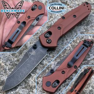 Benchmade - Mini Osborne - 945BK-03 - DLC Battlewash CPM-MagnaCut & Burnt Copper Aluminum - knife