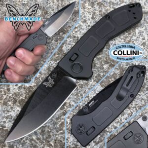 Benchmade - Mini Narrows - 743BK-01 - Torsion Spring Axis - Black DLC CPM-20CV & Black DLC Titanium - knife