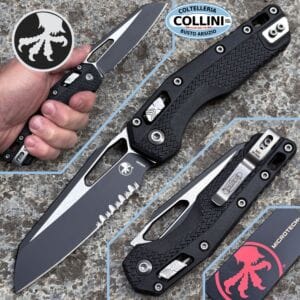 Microtech - MSI RAM-LOK - Black PVD Partial Serrated M390 & Black Polymer - 210T-2 - Knife