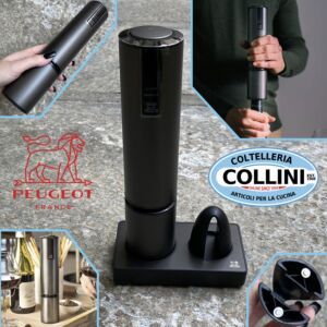 Peugeot - Elis Touch Rechargeable electric corkscrew in stainless steel, carbon