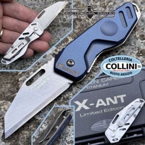 ExtremaRatio - X-ANT - Tungsten Carbide 71 HRC - Titanium - Limited Edition - Folding Knife