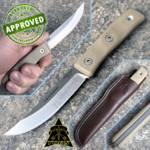 Tops - The Sonoran - Tumble 1095 & Tan G10 - PRIVATE COLLECTION - Knife