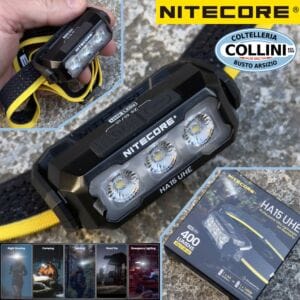 Nitecore - HA15 UHE - Ultra-Compact Headlamp - 1x AA Battery - 400 Lumens and 80 Meters - LED Flashlight