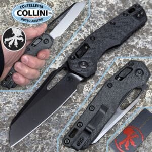 Microtech - MSI RAM-LOK Knife - Black DLC Plain M390 & Carbon Fiber - 210-1 - Signature Series - Knife