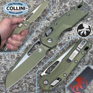 Microtech - MSI RAM-LOK Knife - Cerakote Plain M390 & Vintage Green Polymer - 210T-1 - Knife