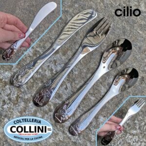 Cilio - LITTLE FRIENDS - Cutlery set - 4 pieces