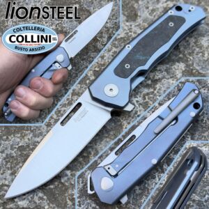 Lionsteel - Q4TTRO - Satin CPM-MagnaCut & Blue Titanium - Q4 BL - knife