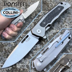 Lionsteel - Q4TTRO - Satin CPM-MagnaCut & Grey Titanium - Q4 GY - knife