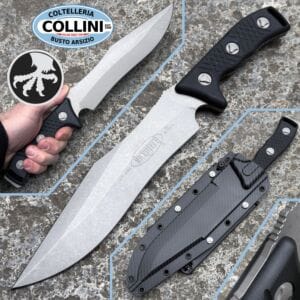Microtech - Arbiter - Apocalyptic Plain Edge M390 & Black G10 - 104-10 - Knife