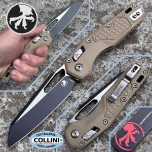 Microtech - MSI RAM-LOK - Stonewashed Plain M390 & OD Green G10 Fluted - 210-10 - Knife