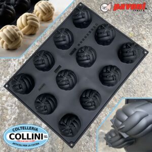 Pavoni - Silicone mould mini cupcakes Pavoflex NODO - by Fabrizio Fiorani - 12 IMPRESSIONS