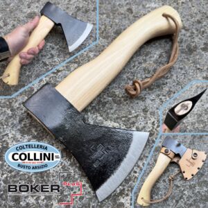 Boker Plus - Appalachian Origin Mini Axe with Sheath - 1055 & Ash Wood - 09BP0001 - Axe, Hatchet