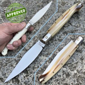 Artisanal Sardinian Cutlery - Pattada Knife by R. Monni in Horn - PRIVATE COLLECTION - Knife