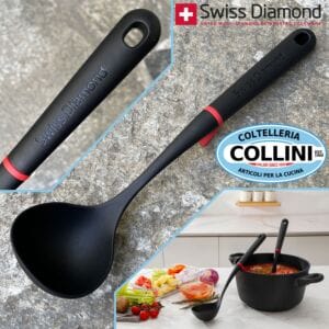 Swiss Diamond - Nylon Kitchen Utensil - Soup Ladle - LIFT GRIP TOOLS