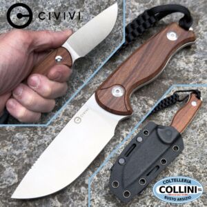 Civivi - Timberhawk - Satin 14C28N & Guibourtia Wood - C23094-4 - knife