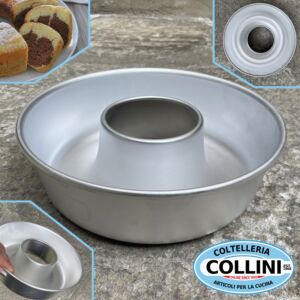 Made in Italy - Aluminium cake mould for doughnut 20 cm