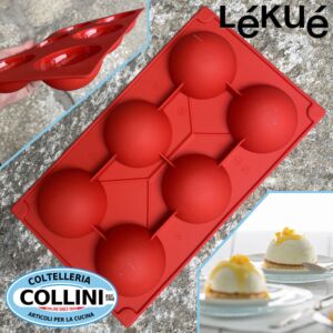 Lèkuè - Silicone Mould for DEMI- SPHERES - 6 cavities