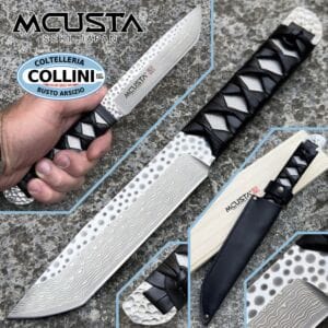 Mcusta - Tanto Custom Limited Edition Series - SPG2/R-2 Laminated Damascus & Stingray Leather - MC-0242GD - knife