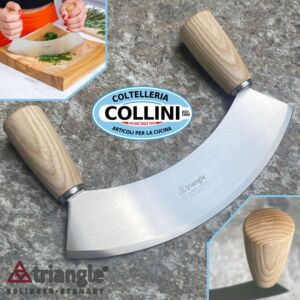 Triangle - Mincing knife ash wood - 23 cm