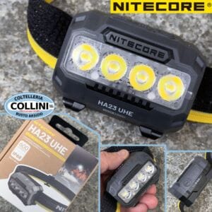 Nitecore - HA23 UHE - Ultra Compact Headlamp - 3x AAA - 600 lumens and 132 meters - Led Flashlight