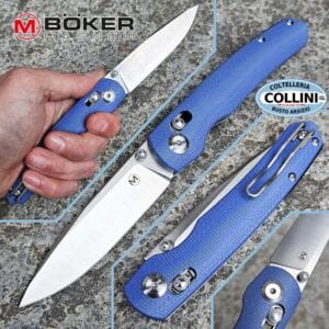 Boker Magnum - Shango Knife - Satin 440A & Aqua Blue G10 - 01BM0003 - knife