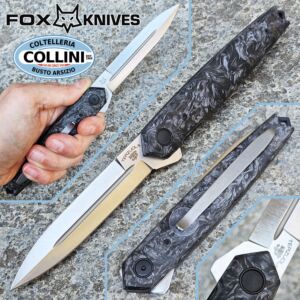 Fox - Pacifico by Terzuola - Satin CPM-MagnaCut & Dark Matter FatCarbon - FX-ATC-OG02 MCF - knife