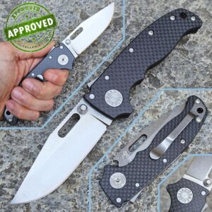 Andrew Demko - AD 20.5 Clip Point - Stonewashed CPM-S45VN & Carbon Fiber - PRIVATE COLLECTION - knife