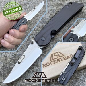 Rockstead - Hizen Pocket Knife - ZDP-189 & Black Duraluminium - PRIVATE COLLECTION - knife