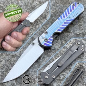 Chris Reeve - Small Sebenza 31 Unique Graphic - Drop CPM-MagnaCut & Titanium - PRIVATE COLLECTION - knife