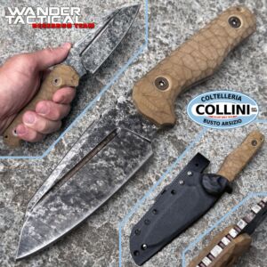 Wander Tactical - Mistral - Urban Camo D2 & Desert G10 - handmade knife