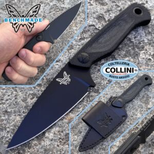 Benchmade - Dacian - 203BK-02 - Black Micarta & Black Cerakote CPM-MagnaCut - knife