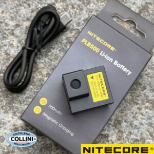 Nitecore - PLB500 - Replacement 500mAh Li-Ion rechargeable battery for NPL25 and NPL25GL flashlights - Battery