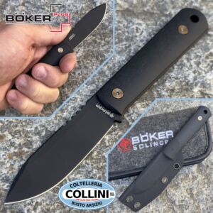 Boker - BFF Packlite Allblack Stargaze - Cerakote CPM-MagnaCut & Black Richlite - 120751 - neck knife