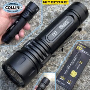 Nitecore - EX7 + NL2155HP Battery - 6000 Lumens and 500 meters - USB-C Rechargeable LED Flashlight