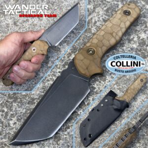 Wander Tactical - Lynx Tanto Knife - Raw & G10 Coyote - Custom Knife