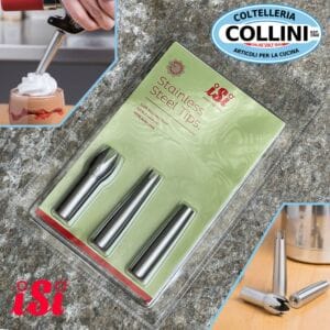 ISi - Stainless steel nozzles for iSi Whip siphon - 3 pcs