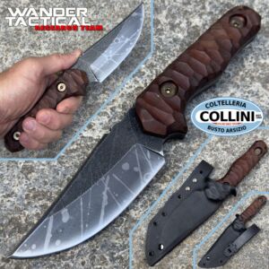 Wander Tactical - Lynx Persian - Evil Black Blood D2 & Santos Rosewood - handmade knife