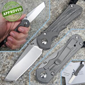 Chris Reeve - Small Inkosi Inlay - Tanto CPM-MagnaCut & Black Canvas Micarta - PRIVATE COLLECTION - knife