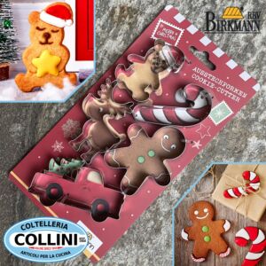 Birkmann - 5 pieces Cookie Cutter Set 3 - CHRISTMAS