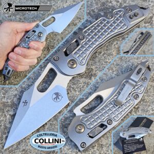 Microtech - Stitch RAM-LOK - Marfione Select Limited Edition - Frag Titanium & Bronze Double Vapor Blast - 169RL-10FRMS4 - Knife