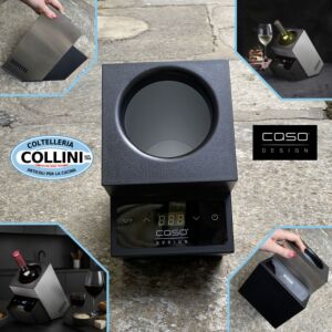 CASO DESIGN - Deluxe stainless steel wine case - Electric wine cooler
