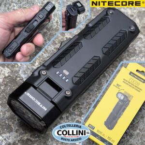 Nitecore - EDC09 - 1600 lumens and 153 meters - MCT LED flashlight with multiple color temperatures - USB-C rechargeable