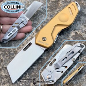 ExtremaRatio - Ant Urban SF Gold - Satin N690Co & Anticorodal - folding knife