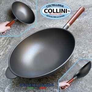 Julienne – 32 cm wok – Induction – Non-stick – Removable handle – Made in Italy