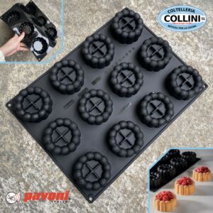 Pavoni - CHARME - Pavoflex Silicone Mould by Emmanuele Forcone - 12 cavities