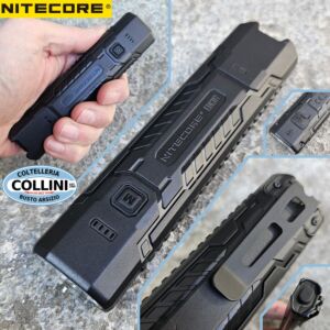 Nitecore - EDC07 Black - 1500 lumens and 132 meters - MCT LED flashlight with multiple color temperatures - USB-C rechargeable